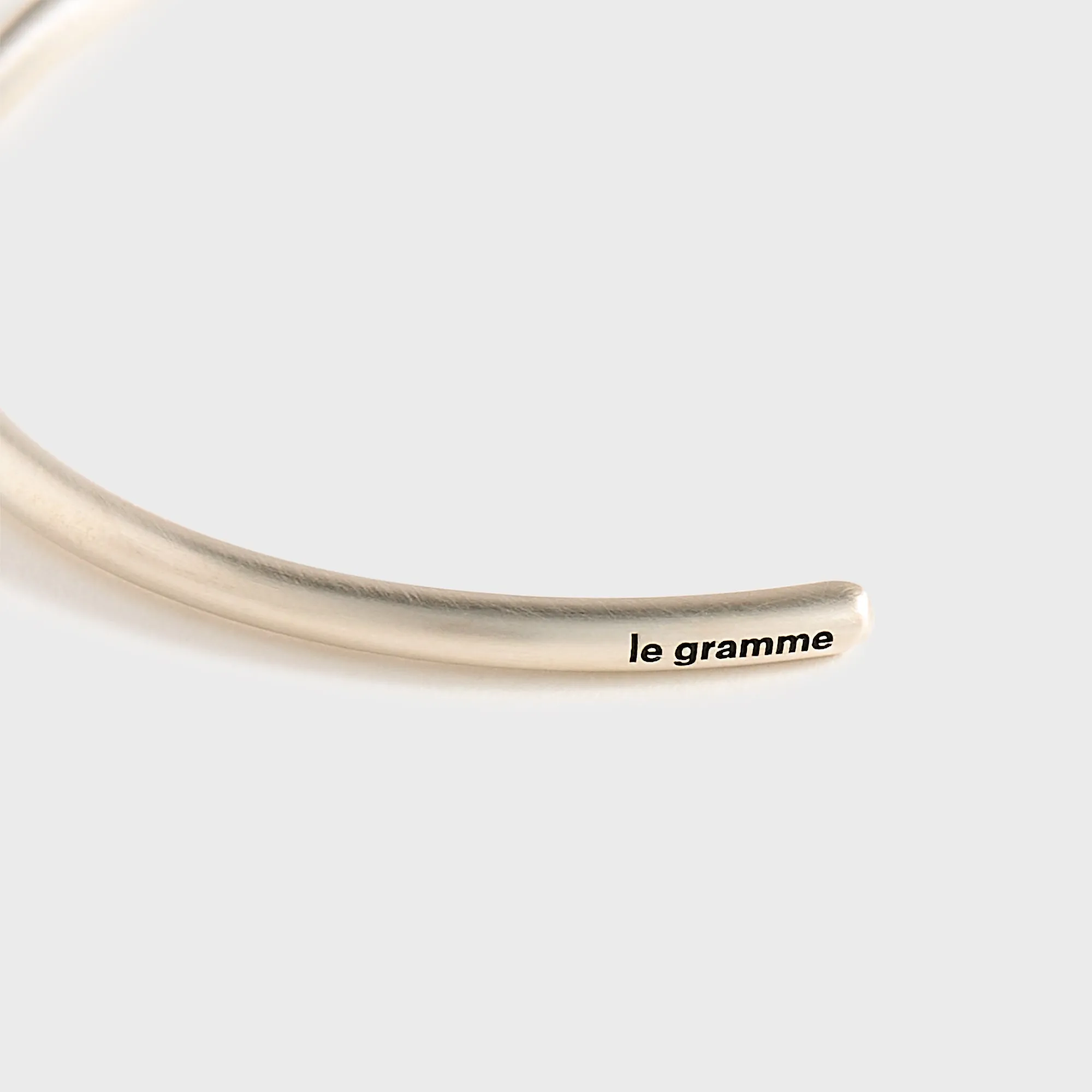 Le Gramme 7g Brushed Sterling Silver Bangle Bracelet - Silver sold by Kith product image thumbnail 3