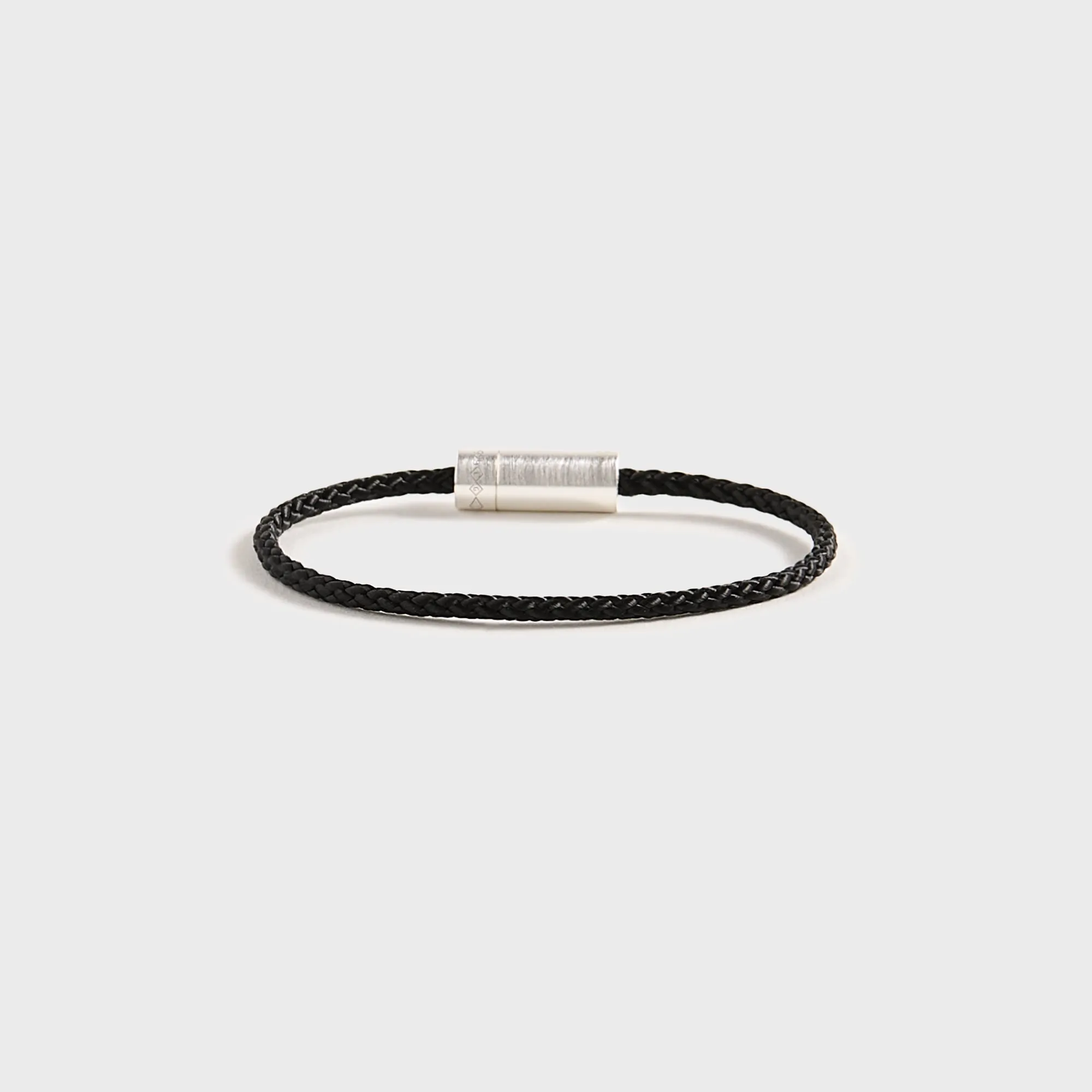 Le Gramme 7g Brushed Nato Cable Bracelet - Silver / Black sold by Kith product image thumbnail 2