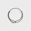 Le Gramme 3g Polished Sterling Silver Entrelacs Cord Bracelet - Gold / Silver sold by Kith