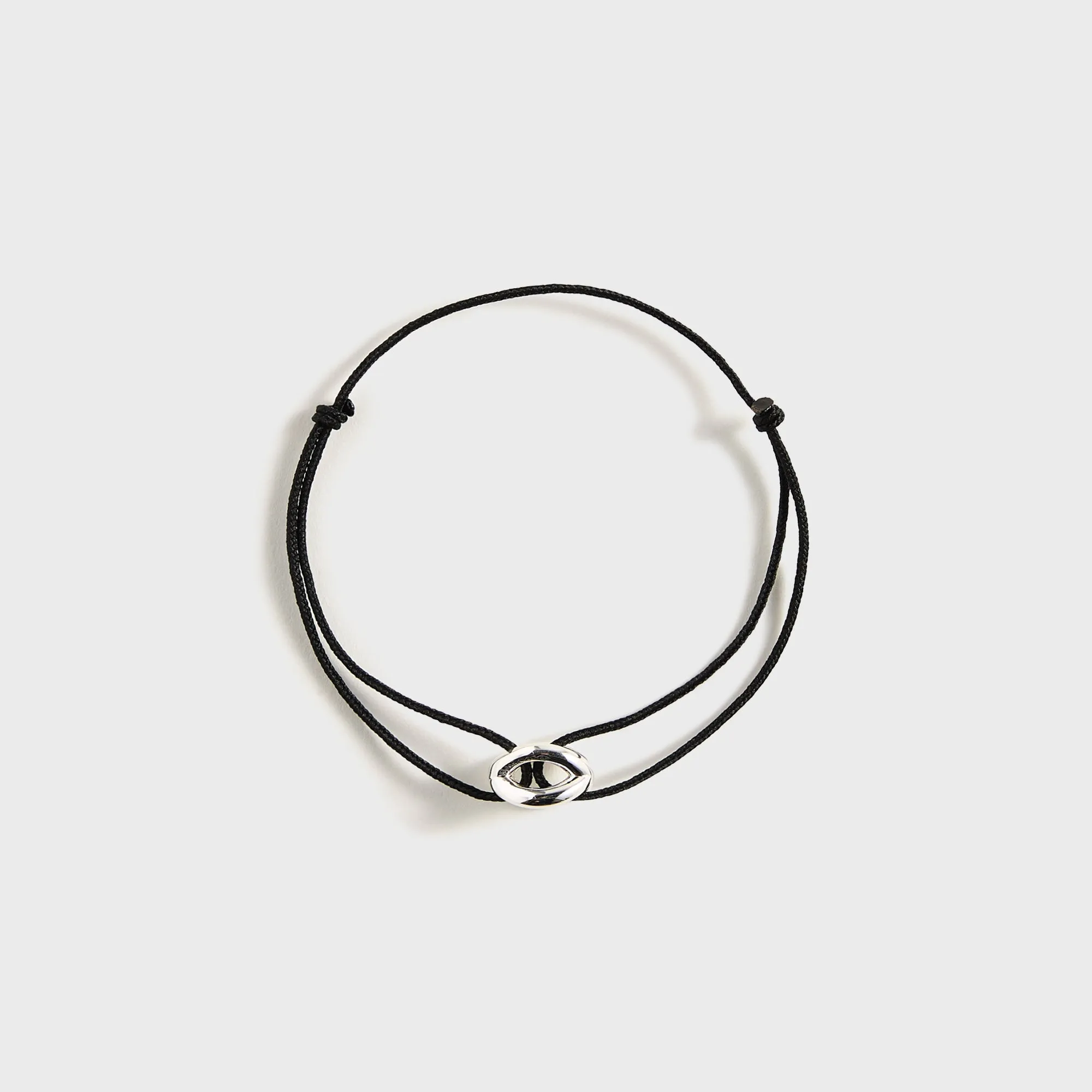 Le Gramme 3g Polished Sterling Silver Entrelacs Cord Bracelet - Gold / Silver sold by Kith