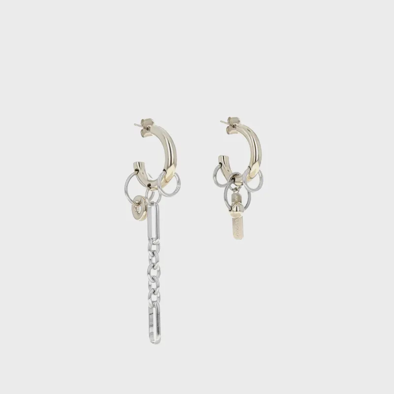 Justine Clenquet Iris Earring - Silver sold by Kith