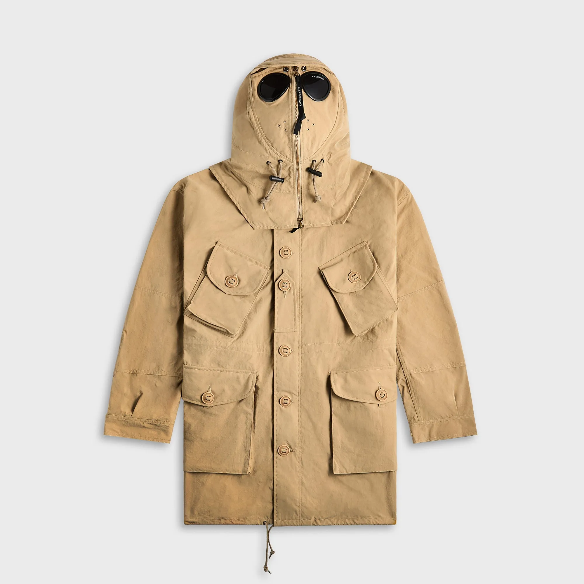 Junya Watanabe MAN x C.P. Company Goggle Parka - Beige sold by Kith