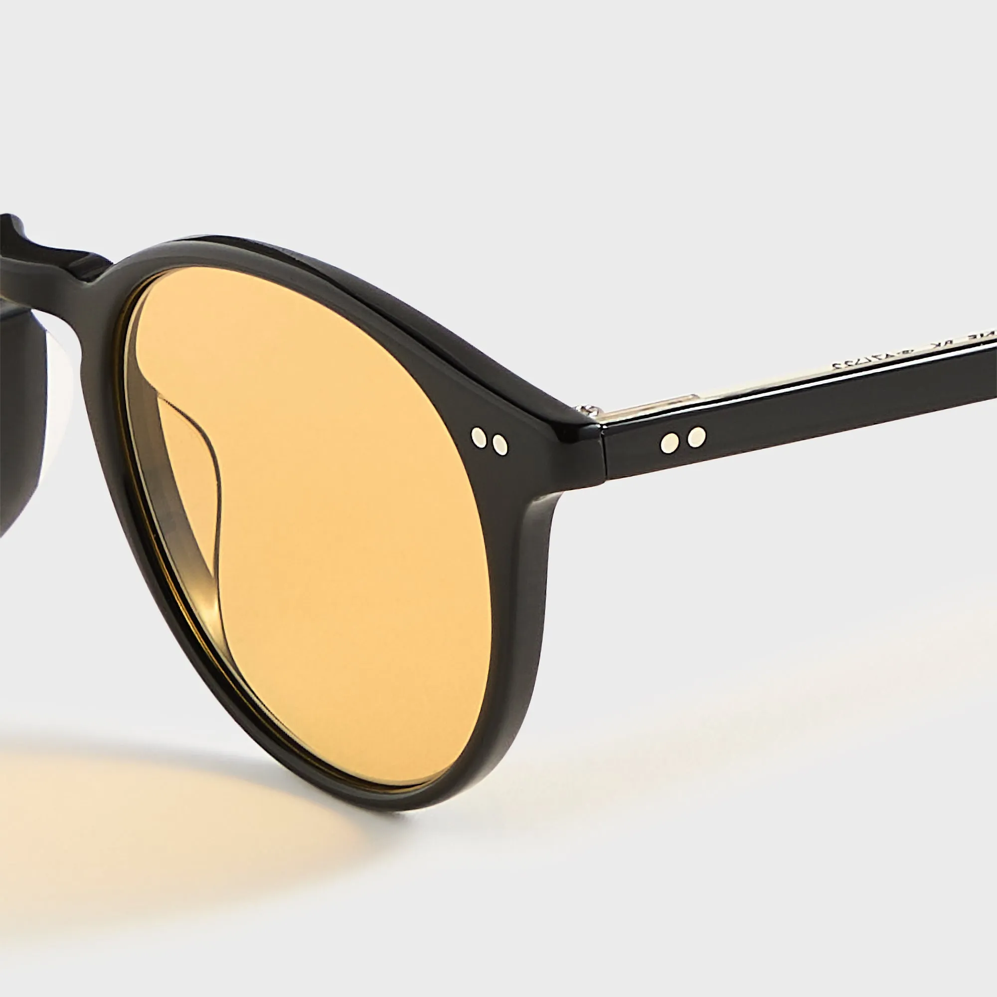 Garrett Leight Clune Sunglasses - Black / Semi Flat Pure Maple sold by Kith product image thumbnail 3