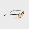Garrett Leight Clune Sunglasses - Black / Semi Flat Pure Maple sold by Kith