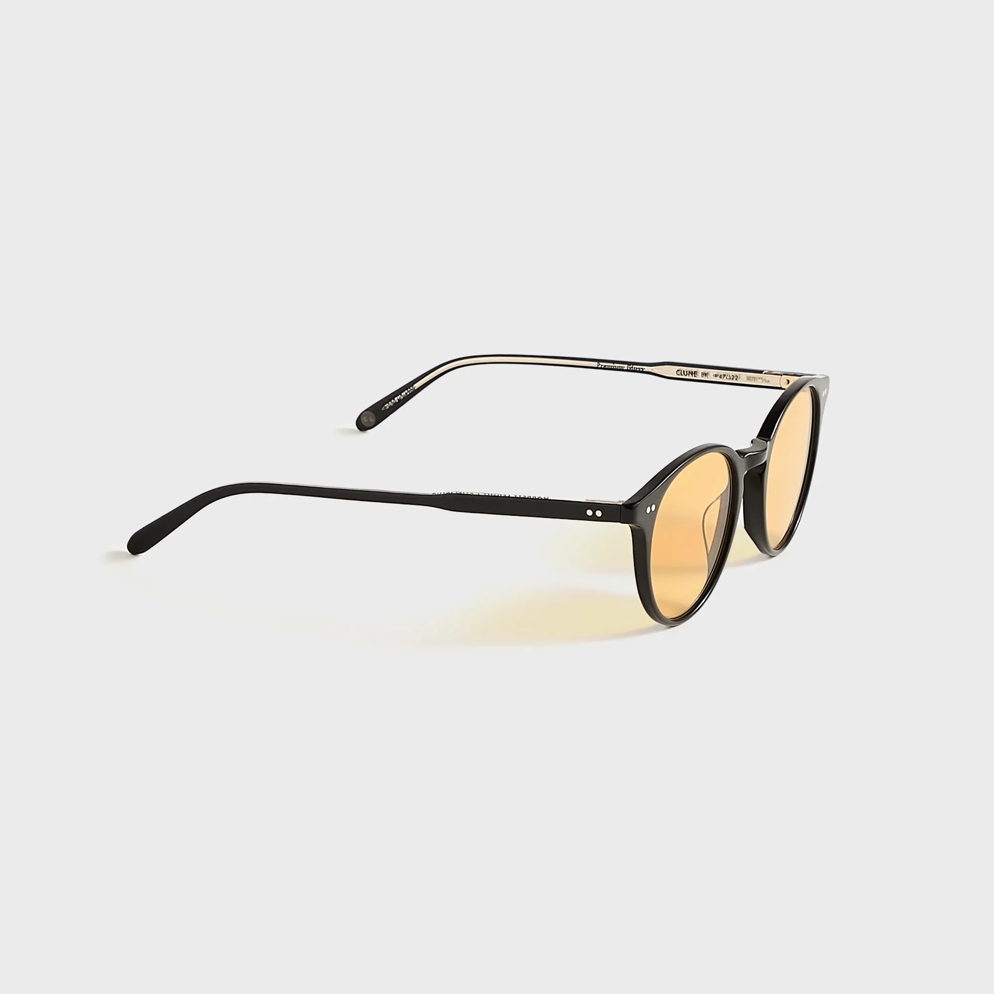 Garrett Leight Clune Sunglasses - Black / Semi Flat Pure Maple sold by Kith product image thumbnail 2