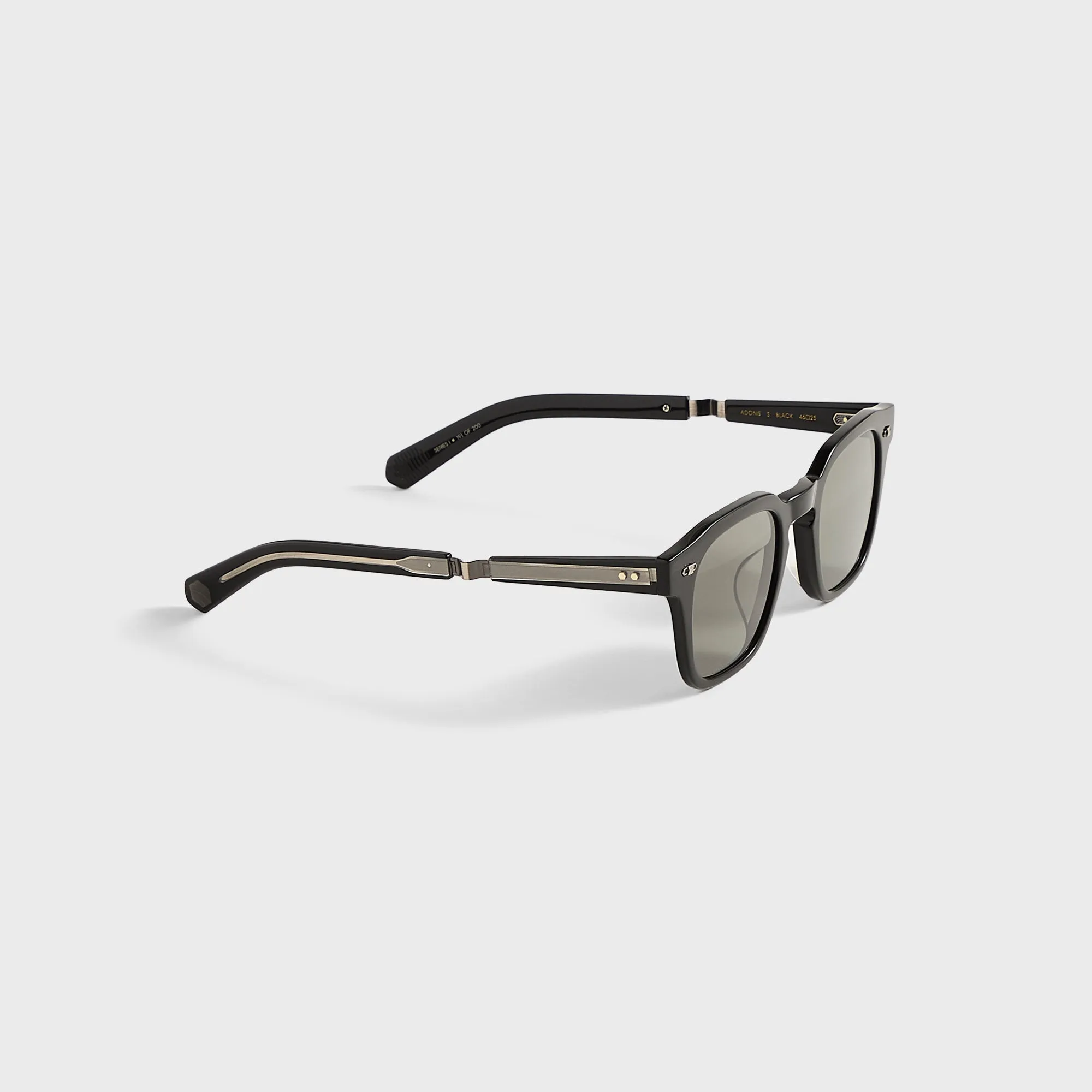 Garrett Leight Adonis Sunglasses - Black Pewter / Semi Flat Oxford Grey sold by Kith product image thumbnail 2