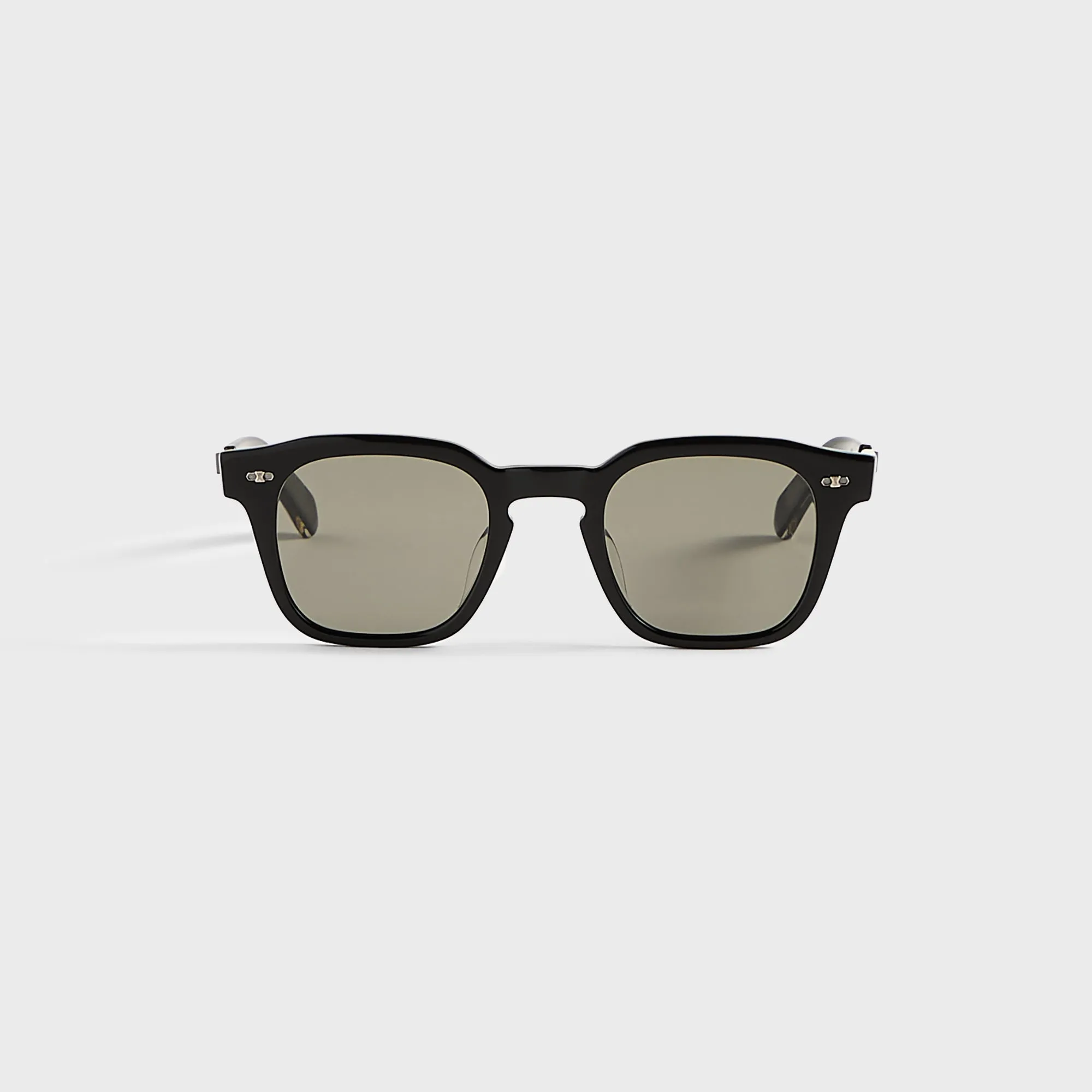Garrett Leight Adonis Sunglasses - Black Pewter / Semi Flat Oxford Grey sold by Kith