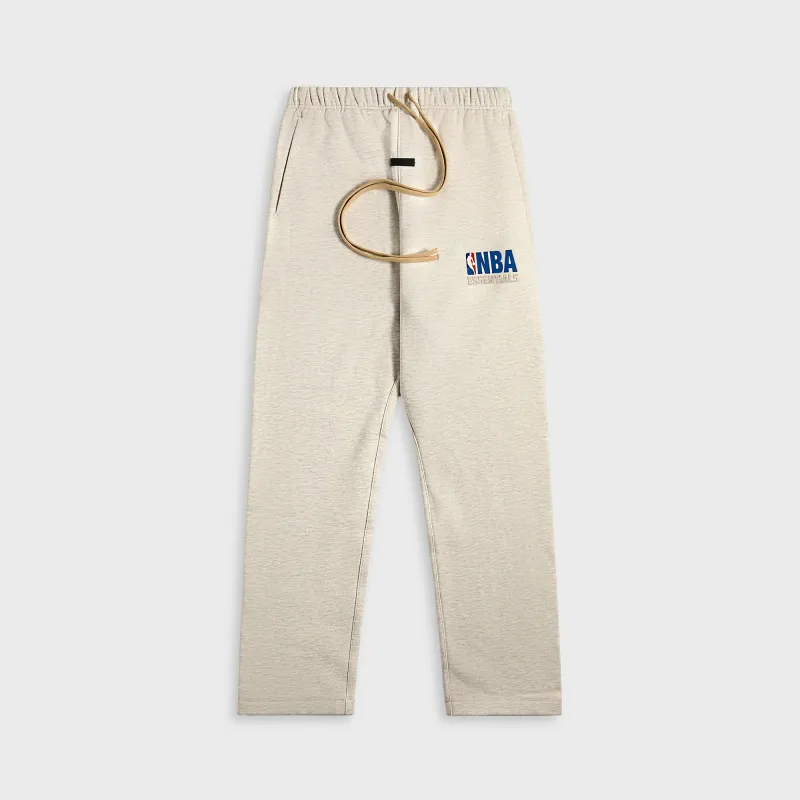 Essentials Relaxed Sweatpants NBA Core Fleece - Light Heather sold by Kith
