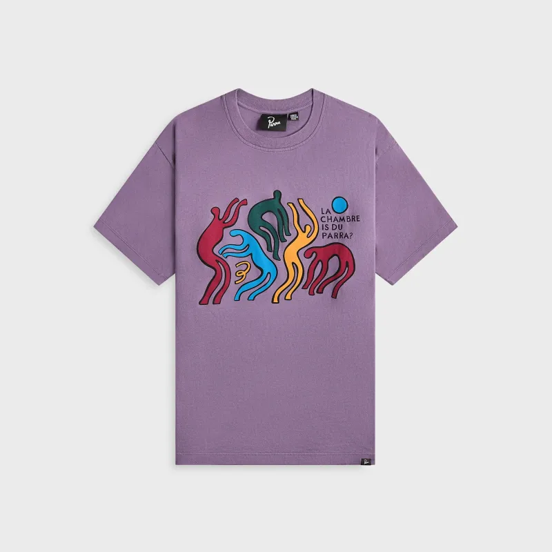 by Parra La Chambre Nuit Tee - Purple made by by Parra