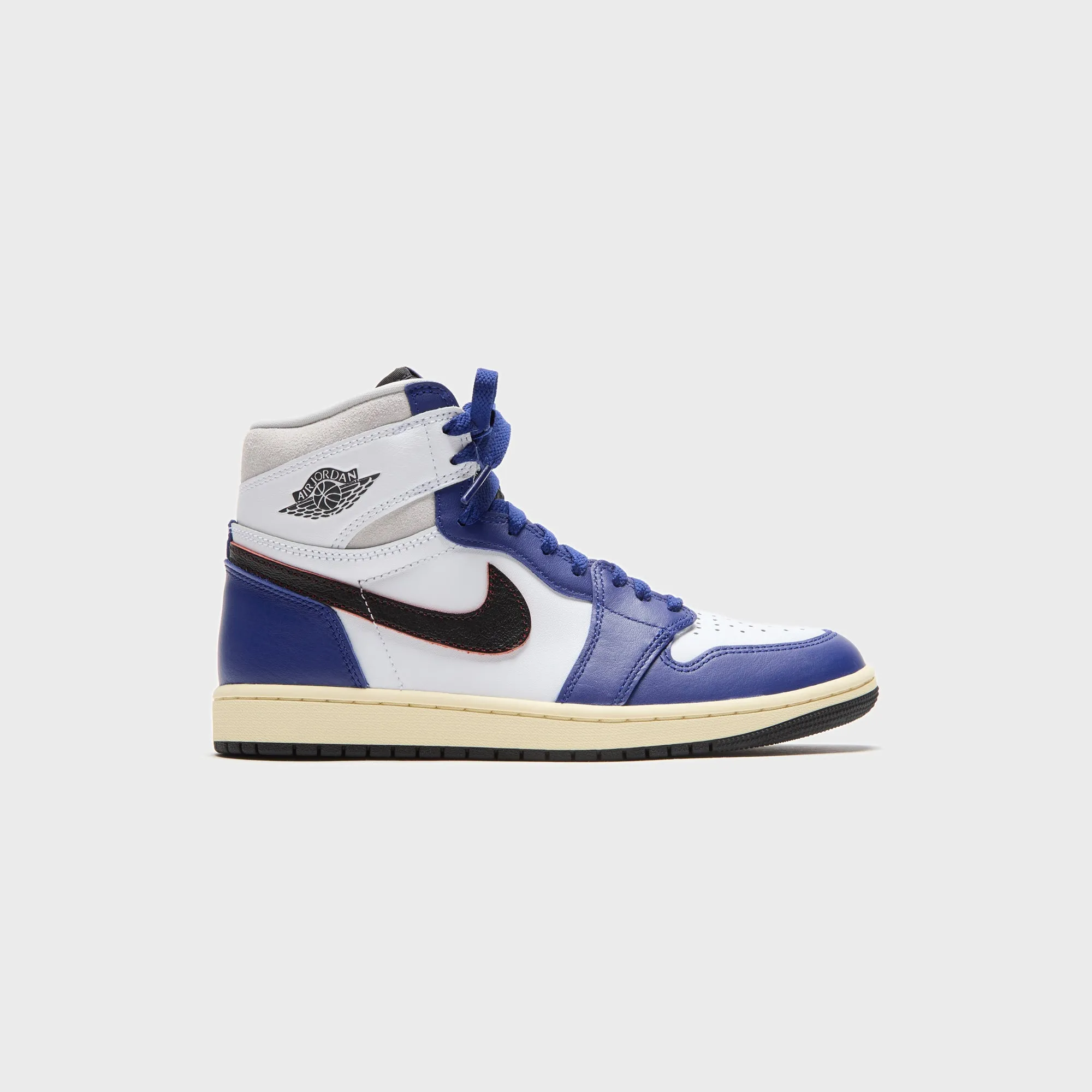 Jordan Air Jordan 1 Retro High OG - White / Black / Neutral Grey / Deep Royal Blue / Muslin sold by Kith