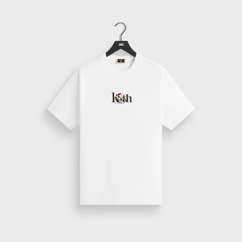 Kith for Peanuts Golf Serif Tee - White sold by Kith