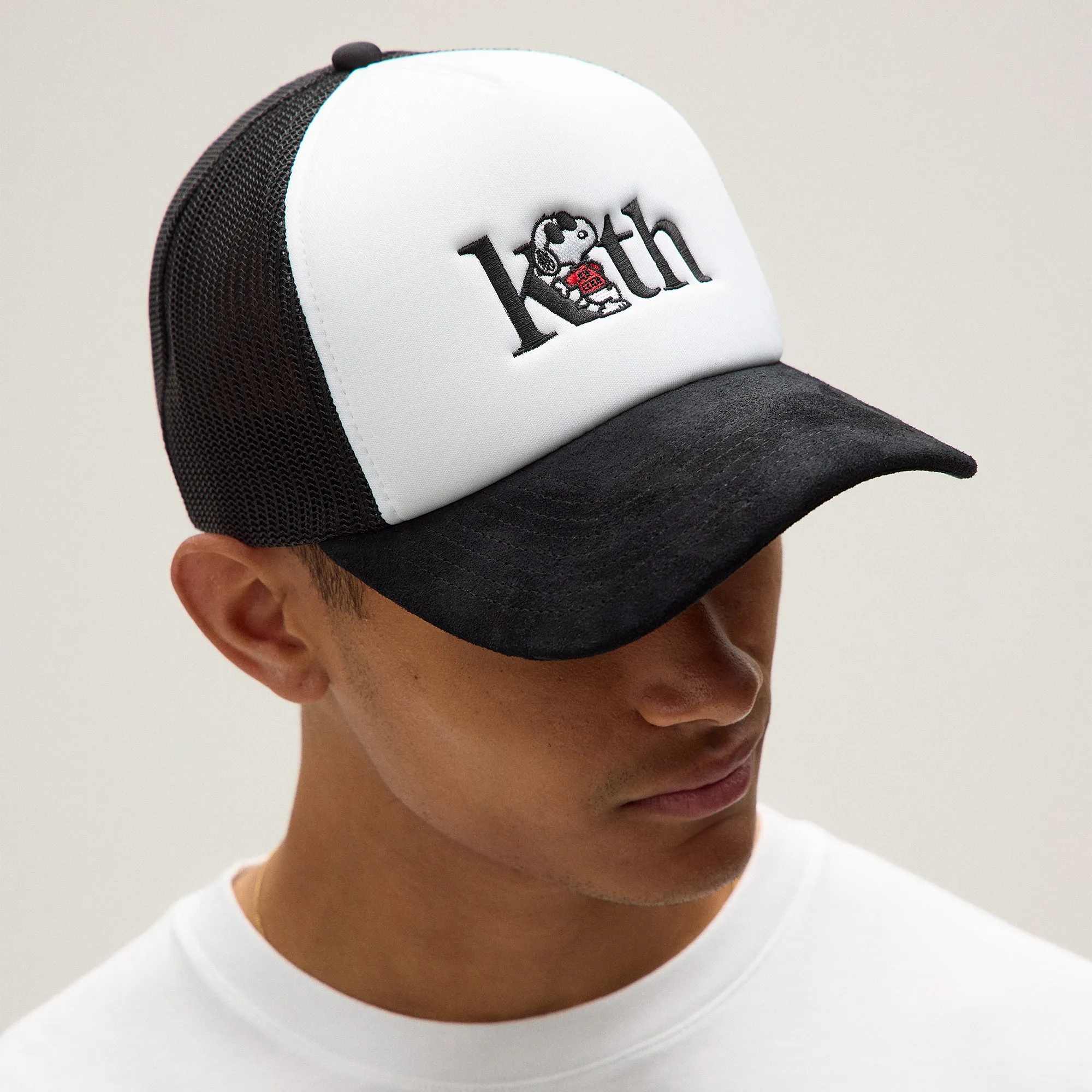 Kith for Peanuts 75 Nolan Poly Foam Trucker With Suede Brim - Black sold by Kith product image thumbnail 2