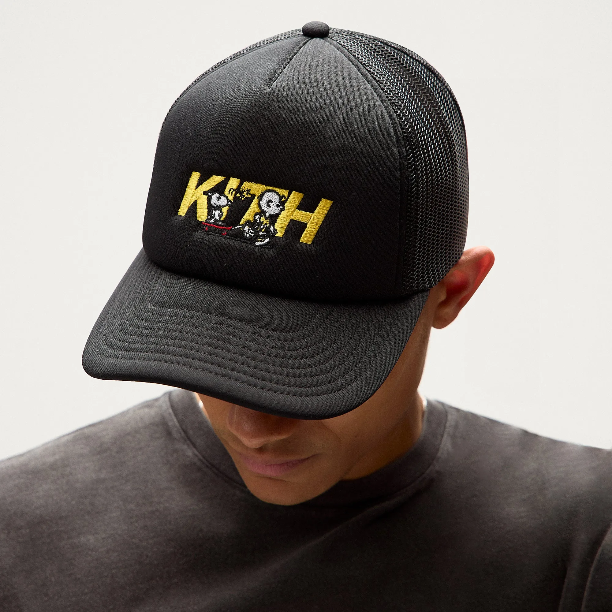 Kith for Peanuts 75 Nolan Poly Foam Trucker - Black sold by Kith product image thumbnail 2