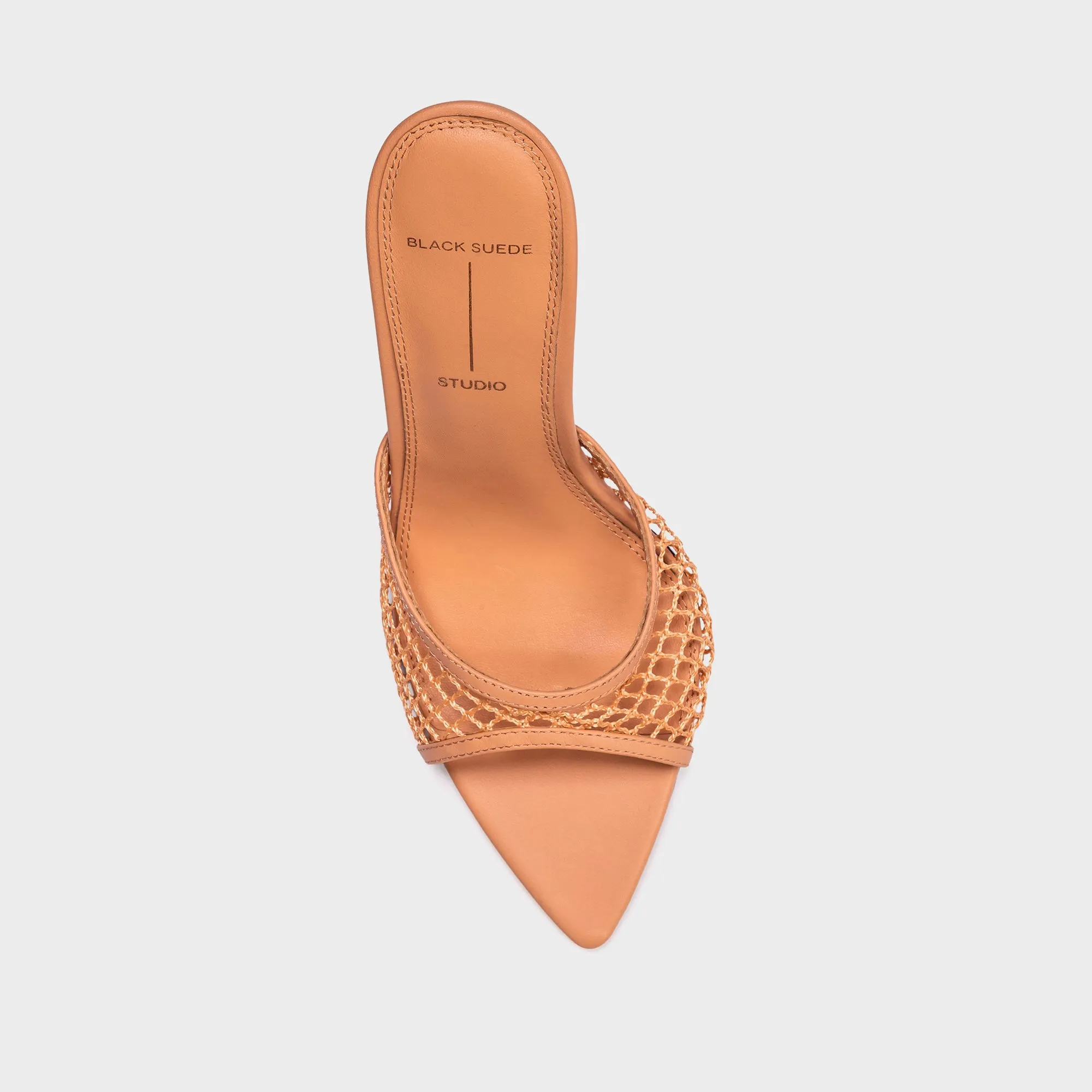 Black Suede Studio Else 100 Woven Mesh - Toast sold by Kith product image thumbnail 4