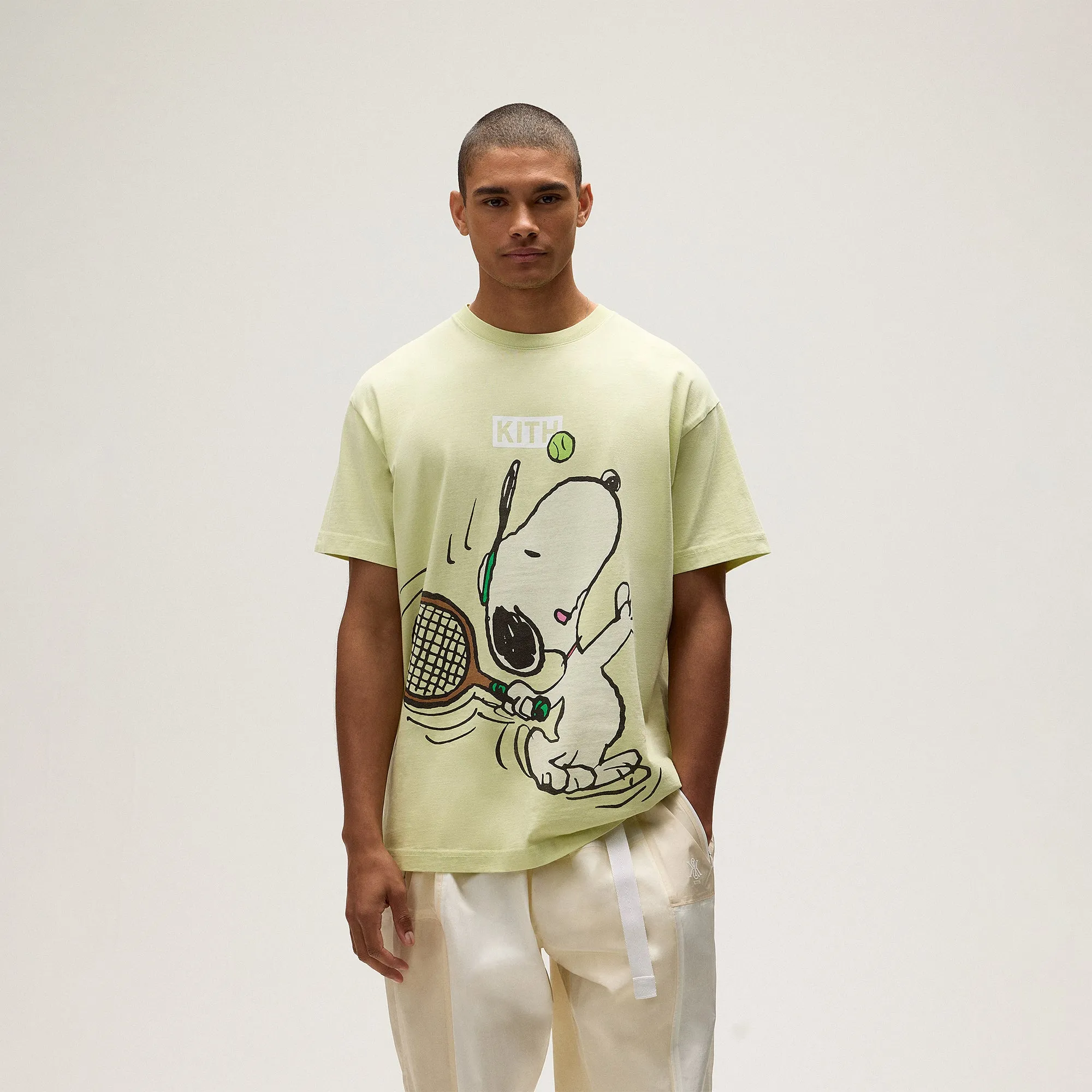 Kith for Peanuts Tennis Vintage Tee - Cucumber sold by Kith product image thumbnail 2