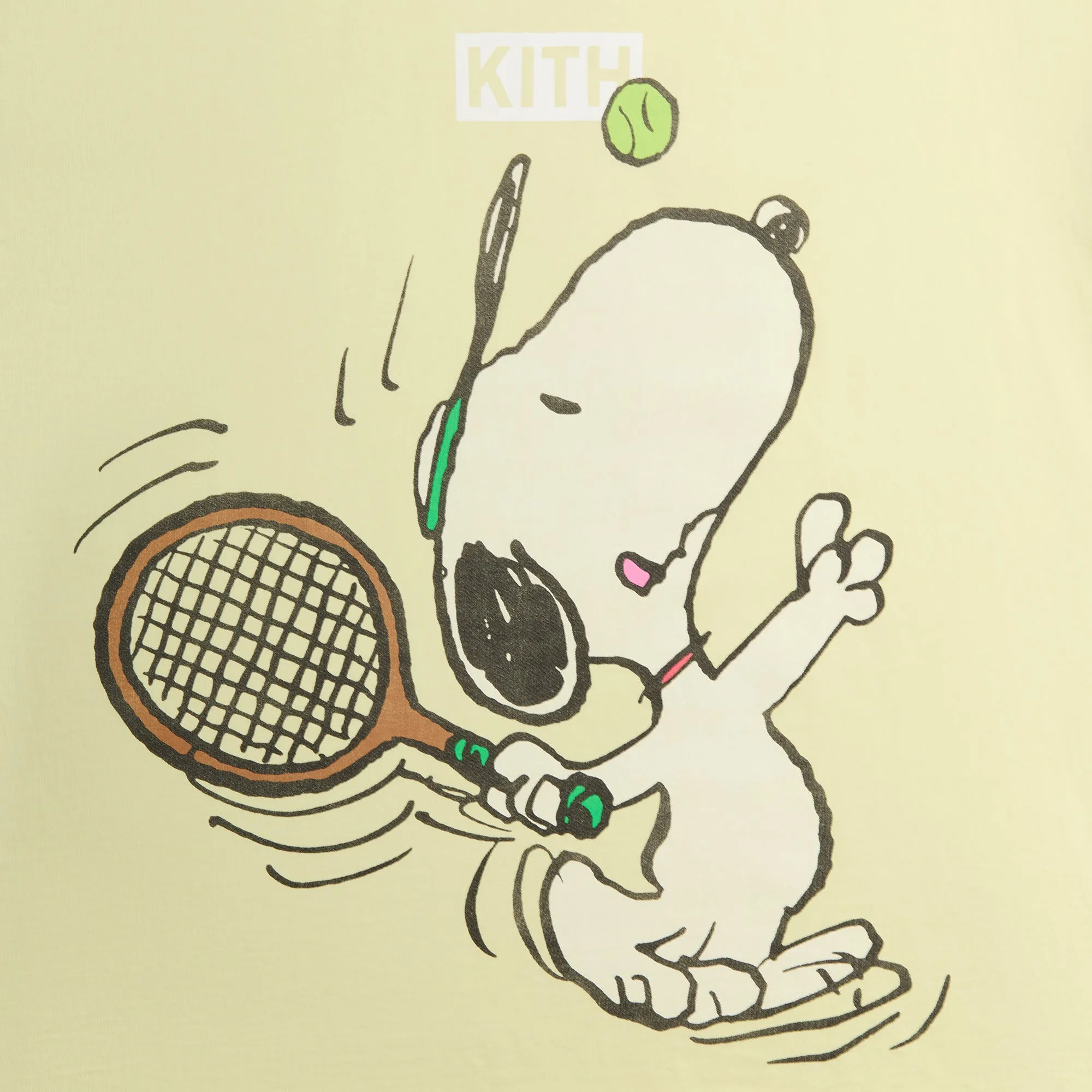 Kith for Peanuts Tennis Vintage Tee - Cucumber sold by Kith product image thumbnail 4