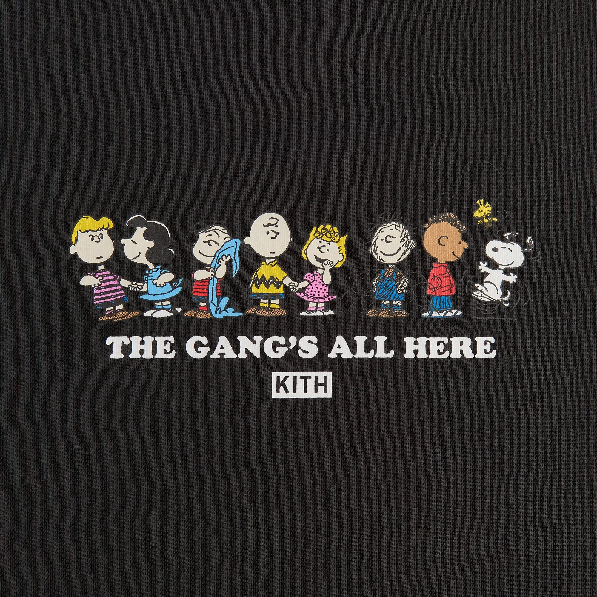 Kith for Peanuts Gang's All Here Tee - Black sold by Kith product image thumbnail 4