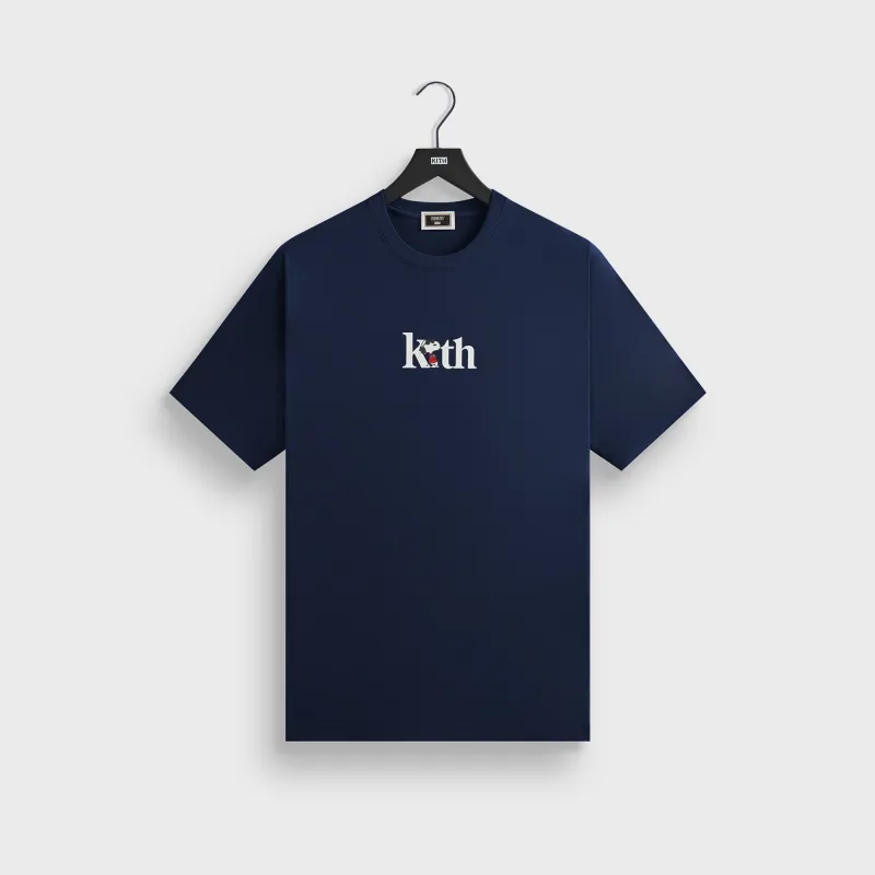 Kith for Peanuts Joe Cool Serif Tee - Nocturnal sold by Kith