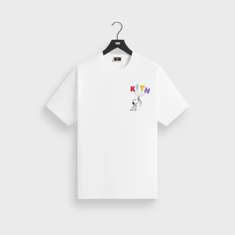 Kith for Peanuts Balloon Tee - White sold by Kith