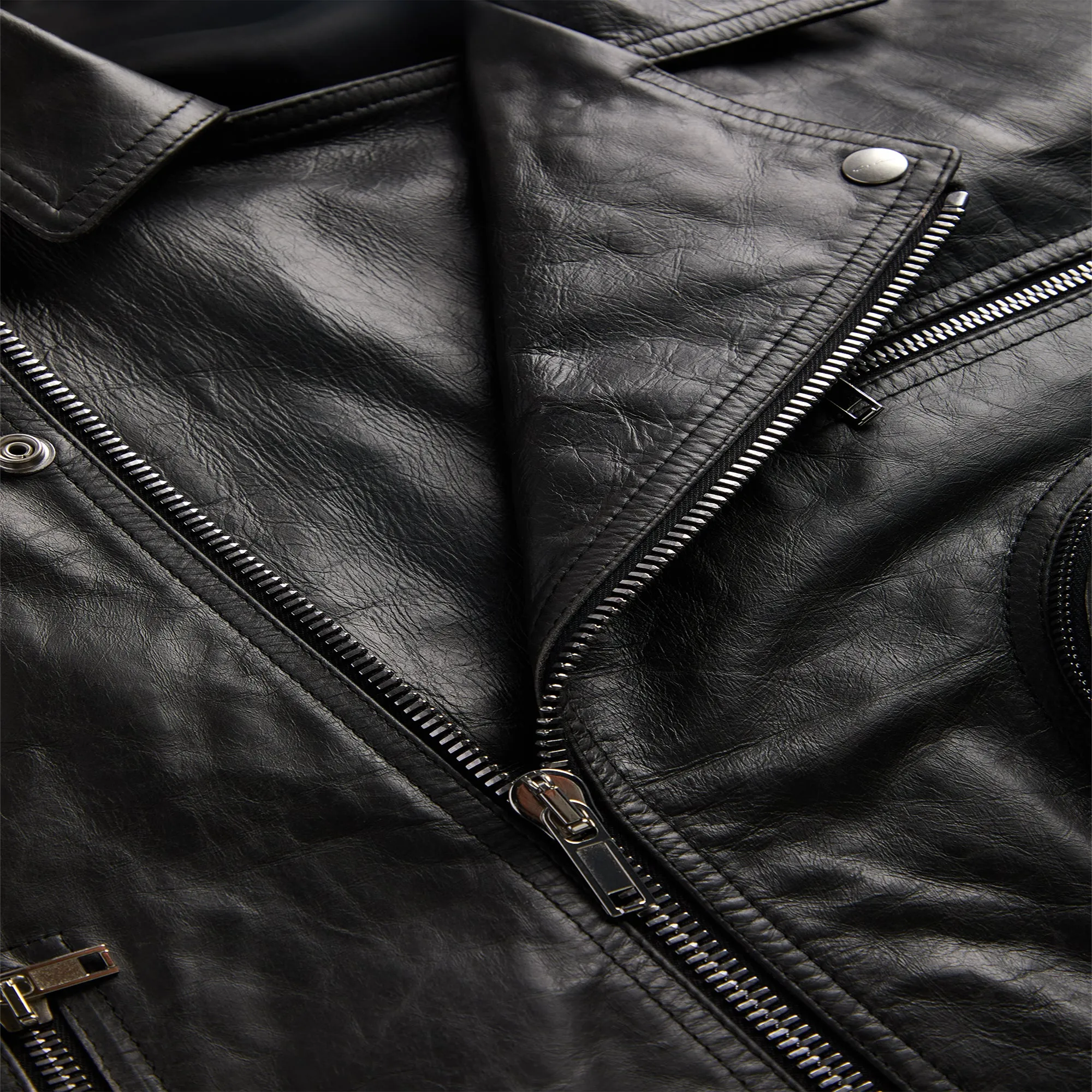 Rick Owens Cropped Jumbo Jacket - Black sold by Kith product image thumbnail 3