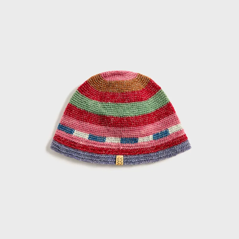 Visvim Meda Crochet Knit Cap N.D. - Multicolor sold by Kith