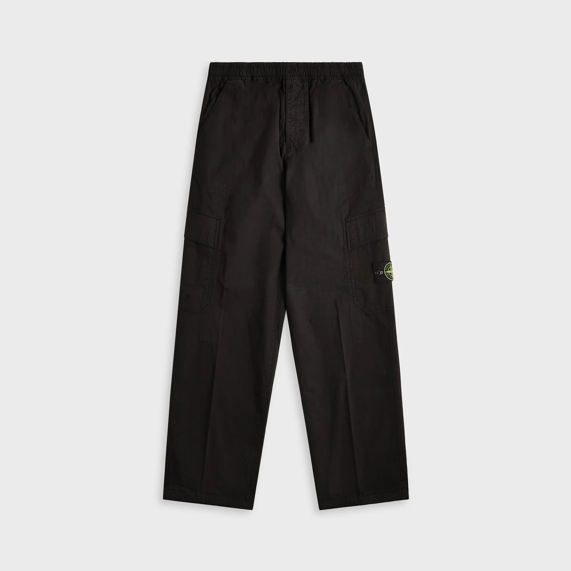 Stone Island Mil-Spec Stretch Ripstop-Tc Garment Dyed Cargo Pant - Black sold by Kith