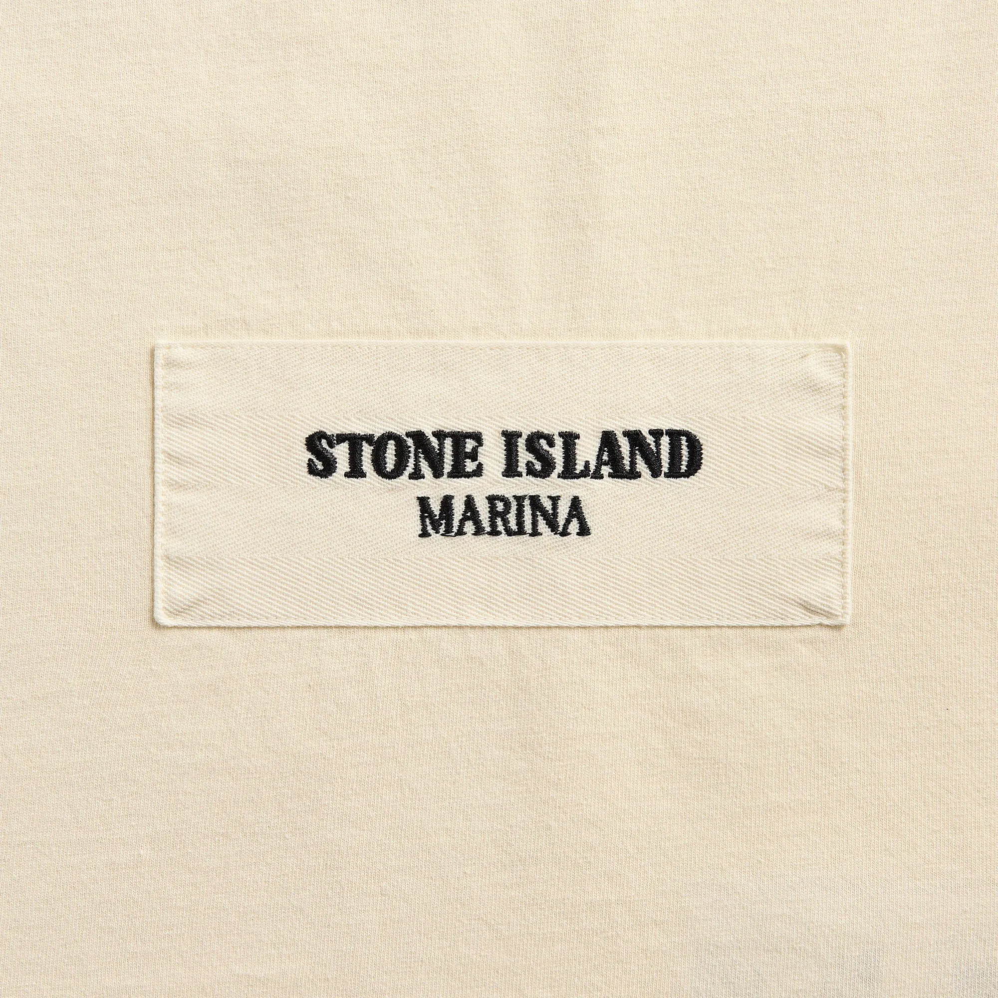 Stone Island Garment Dyed Cotton Marina T-Shirt - Ivory sold by Kith product image thumbnail 3
