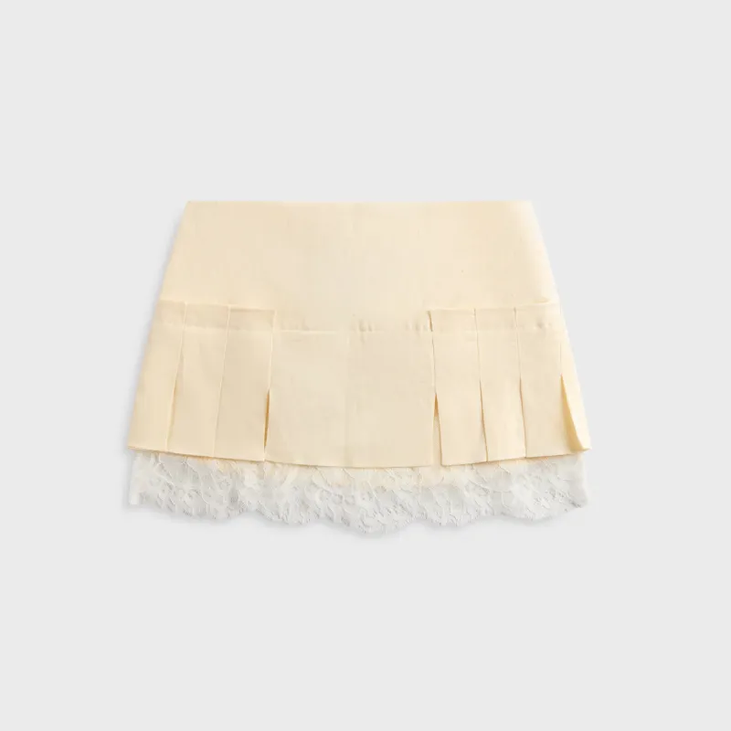 Siedres Kleines Skirt - Ecru sold by Kith