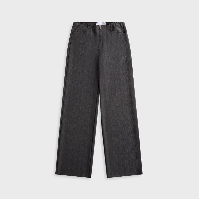 Sami Miro Vintage Raw Waist Trouser - Grey Suiting sold by Kith