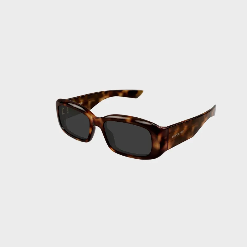 Saint Laurent Rectangle Frames - Havana sold by Kith