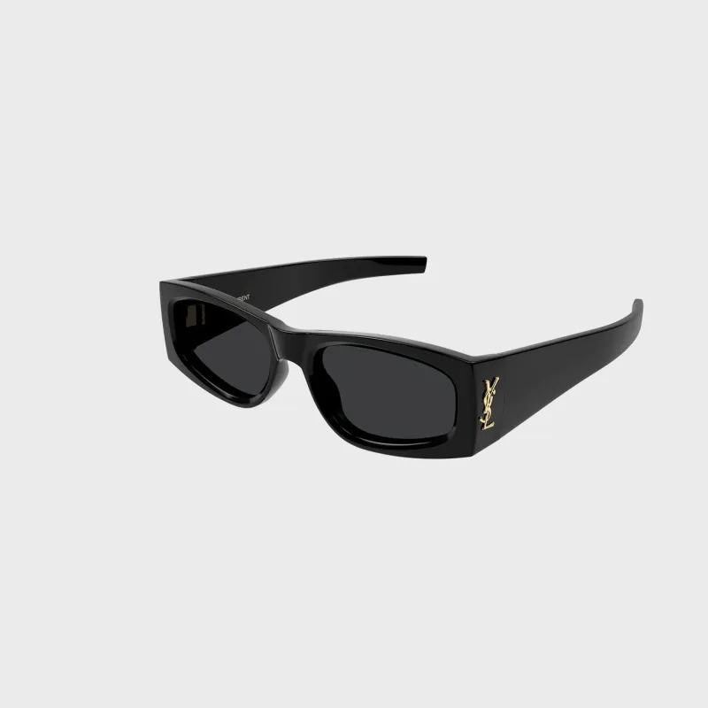 Saint Laurent Rectangle Frames - Black sold by Kith