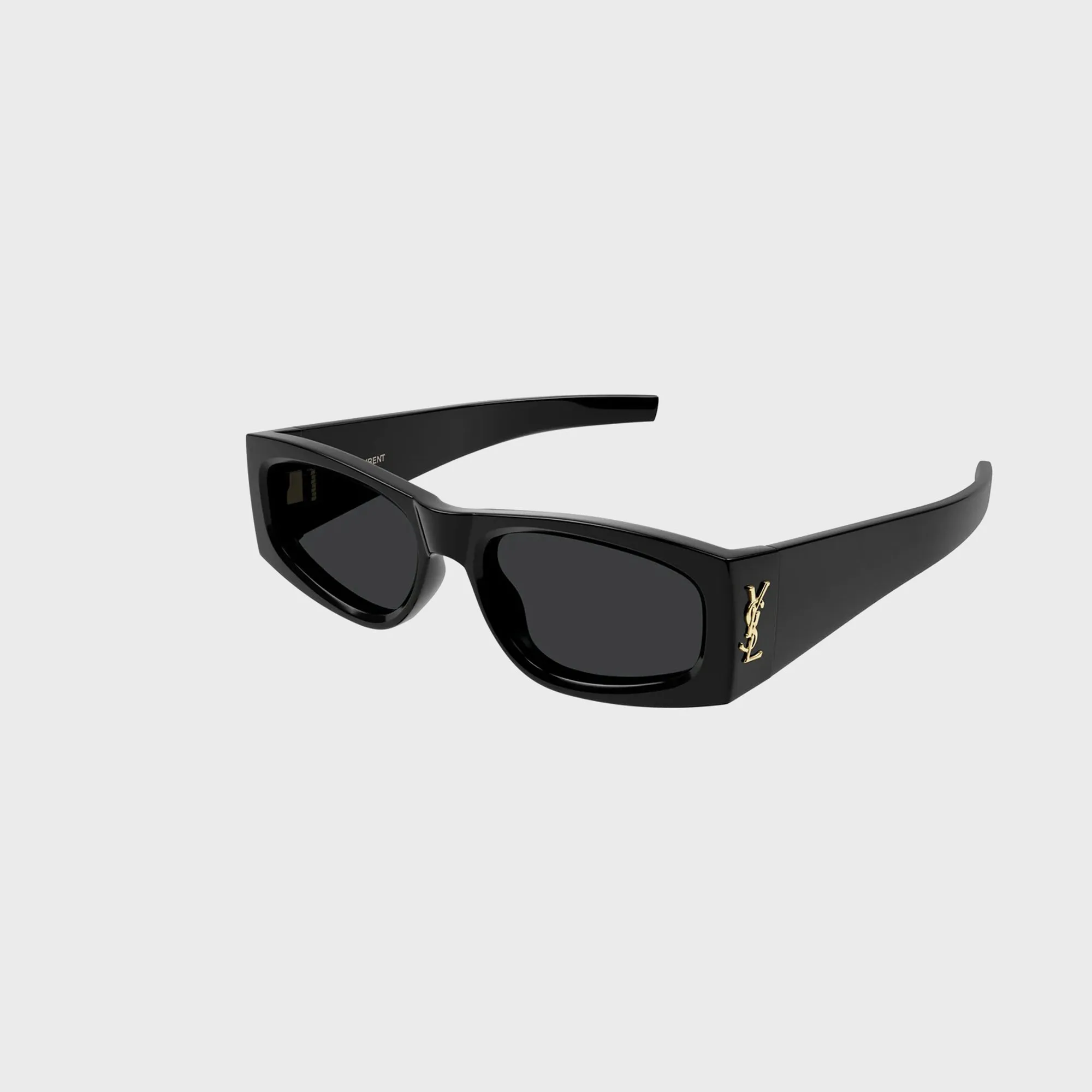 Saint Laurent Rectangle Frames - Black sold by Kith