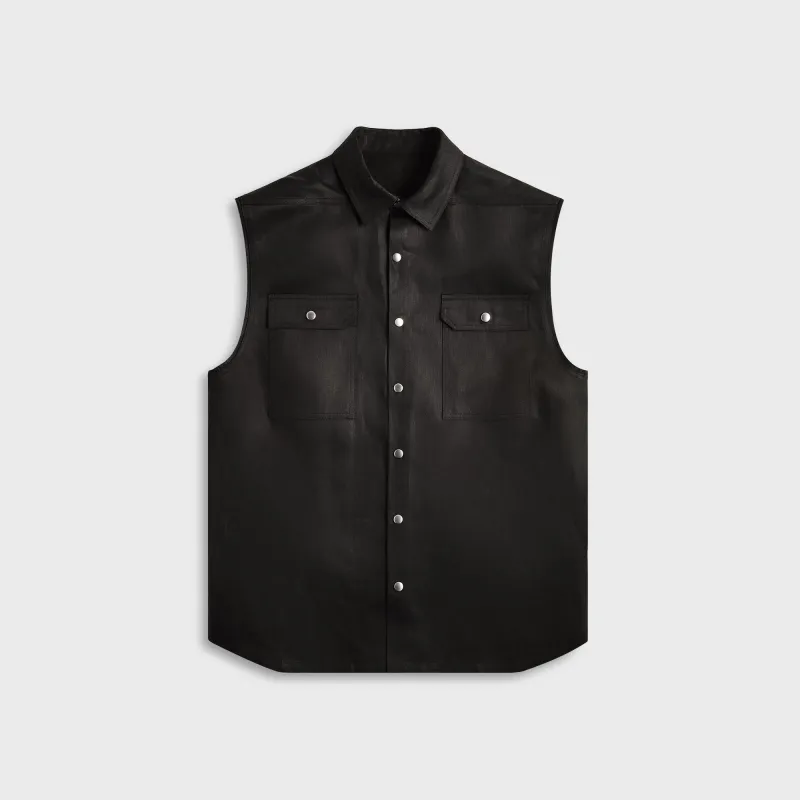 Rick Owens Giacca Senza Maniche Jumbo Sl Outershirt - Black sold by Kith