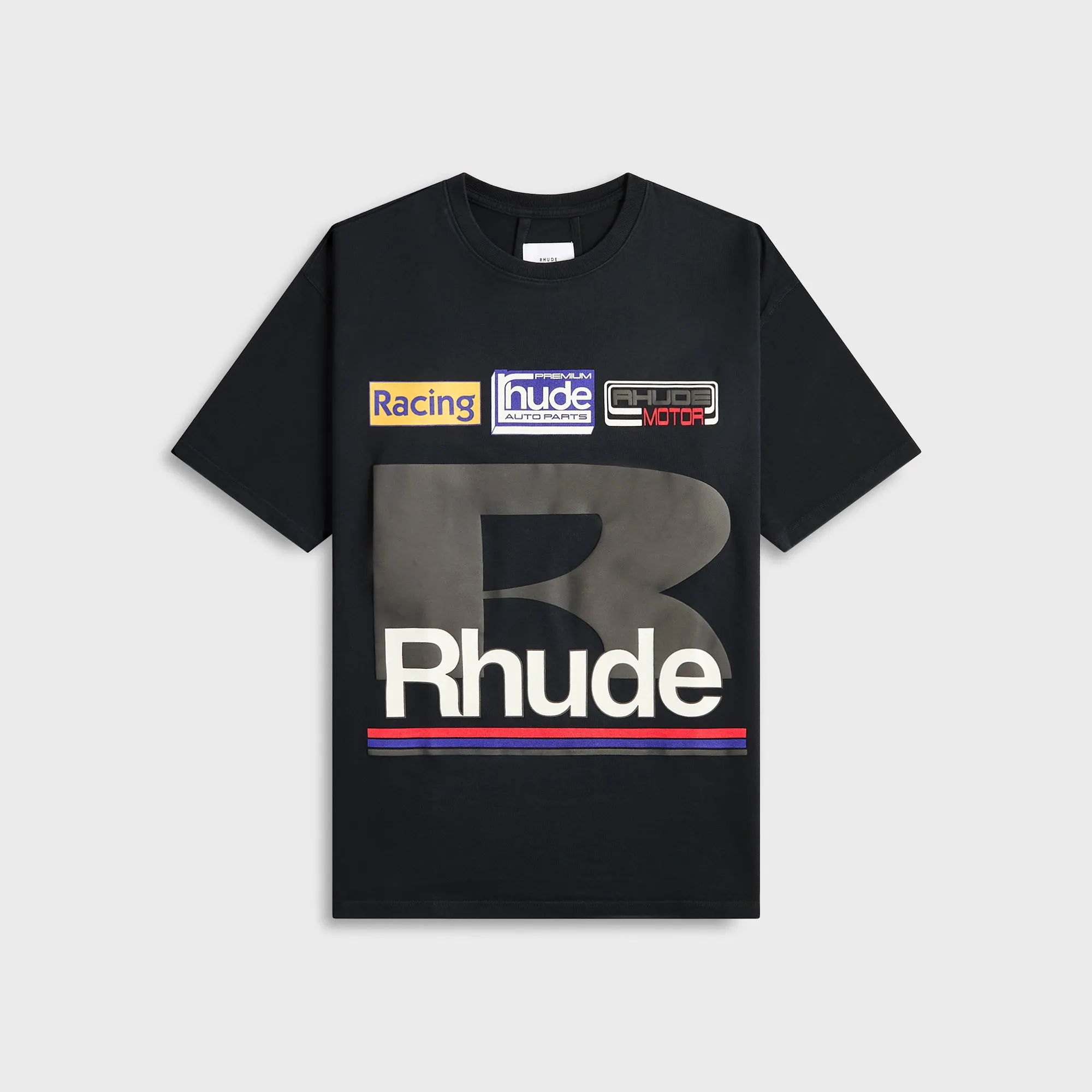 Rhude Petrol Patch Tee - Vintage Black sold by Kith