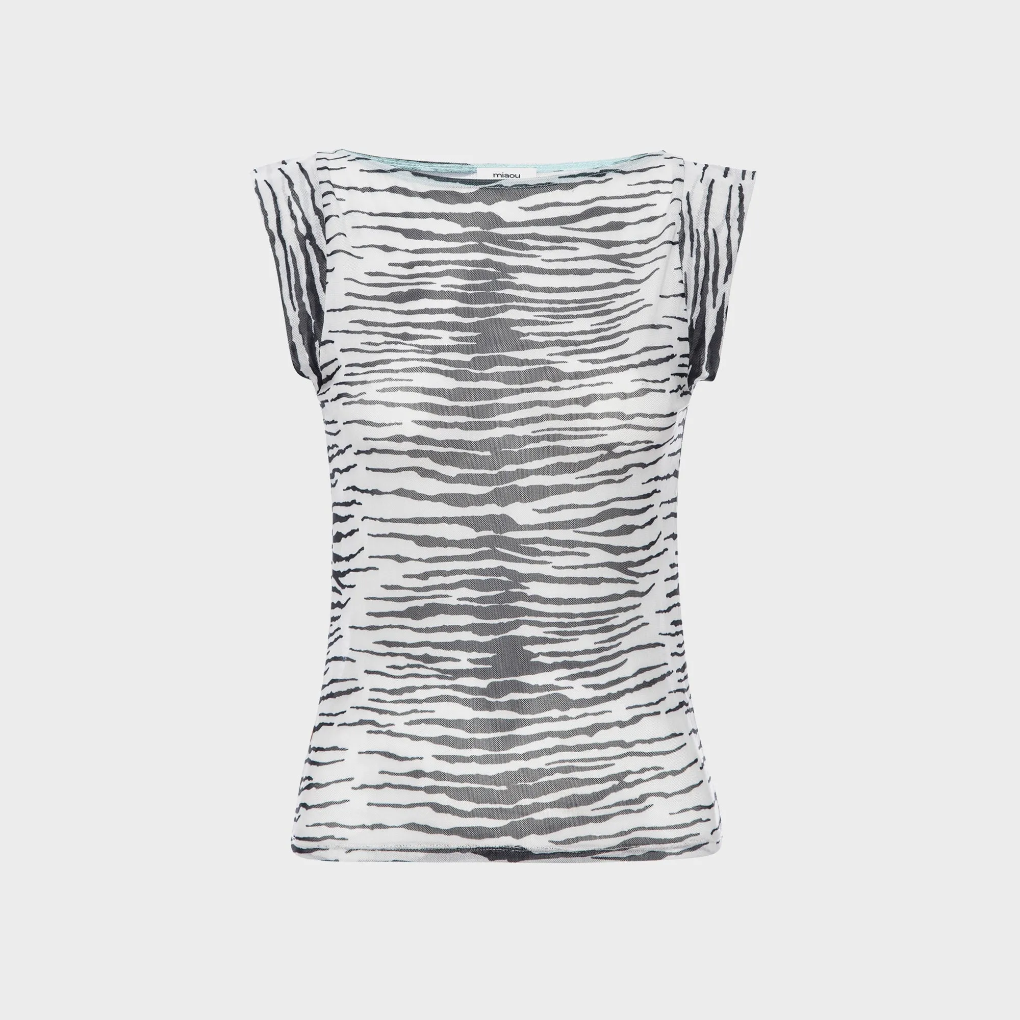 Miaou Lucia Top - Zebra sold by Kith