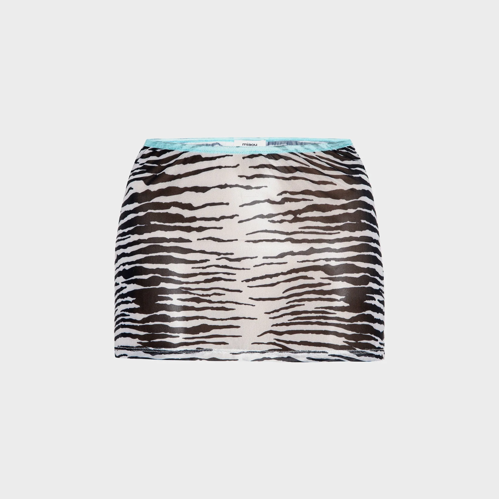 Miaou Elektra Skirt - Zebra sold by Kith