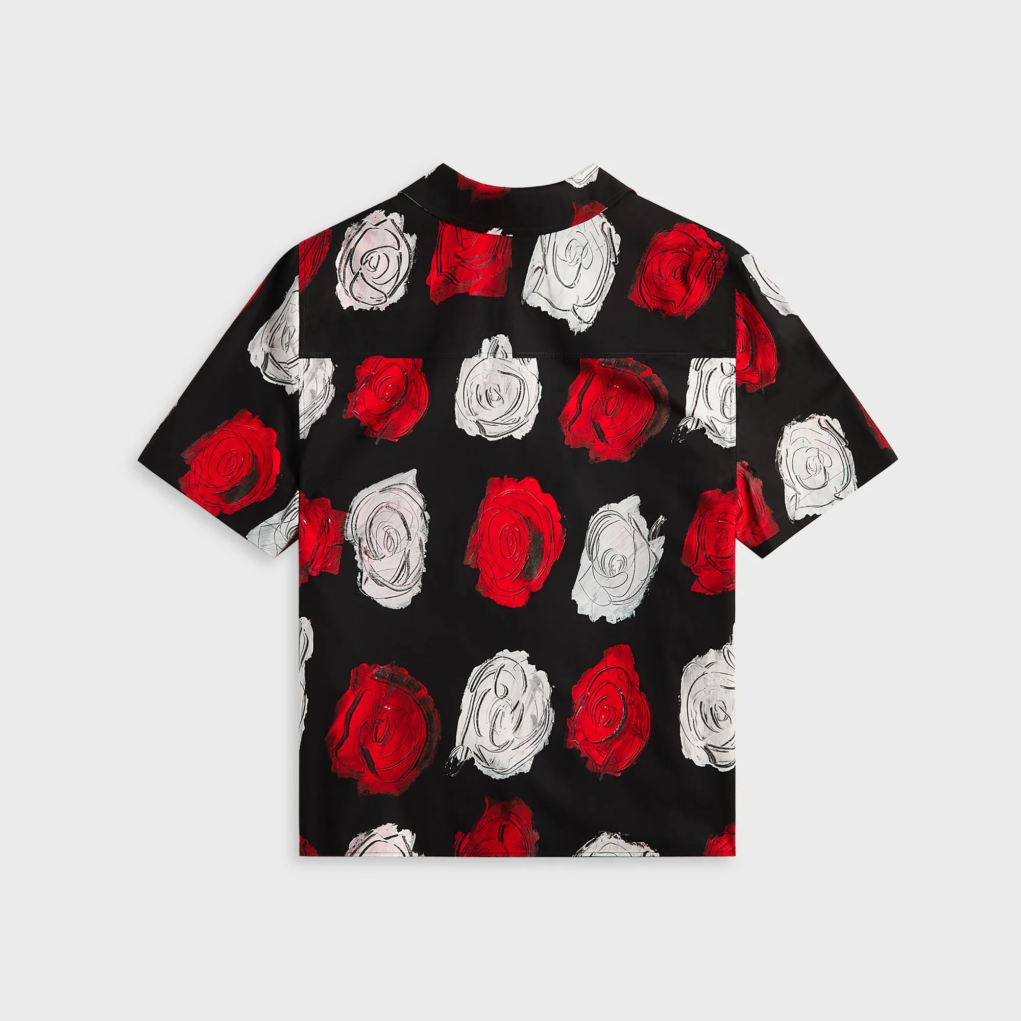Marni Medium Roses Compact Cotton Short Sleeved Bowling Shirt - Black sold by Kith product image thumbnail 2