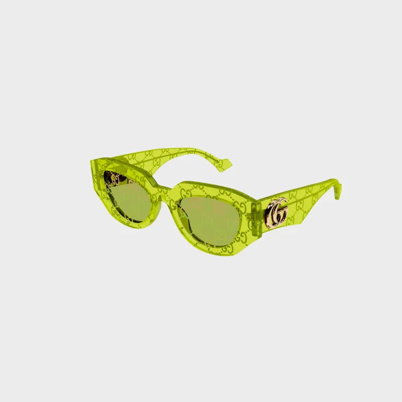 Gucci GG All-Over Acetate Frames 21S - Green sold by Kith