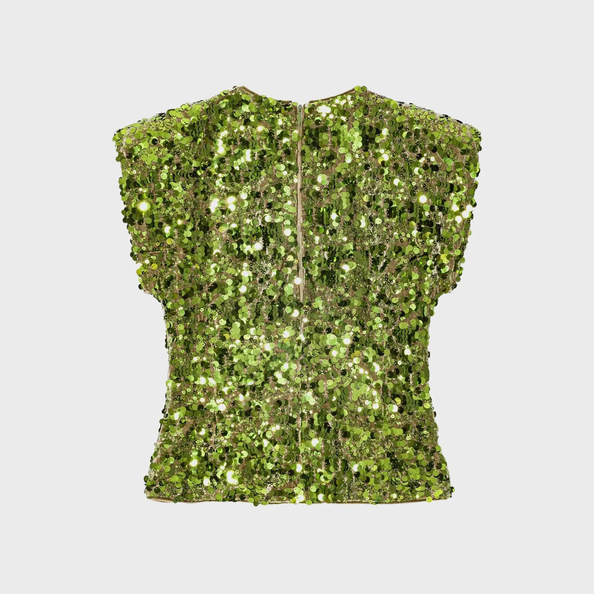 Ganni Velvet Sequins Blouse - Titanite sold by Kith product image thumbnail 2