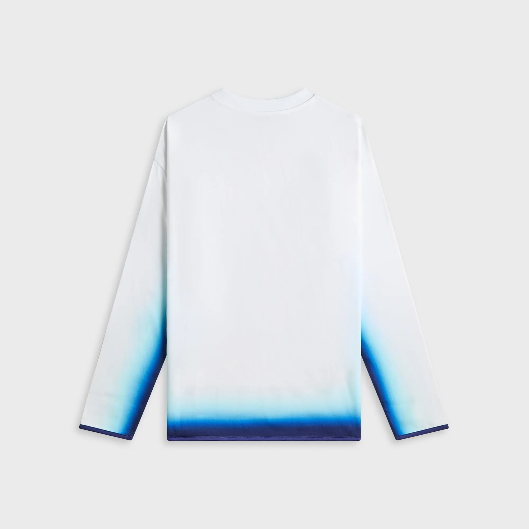 Casablanca Spray Dye Gradient Faded Logo Long Sleeve Tee - Blue Fade sold by Kith product image thumbnail 2