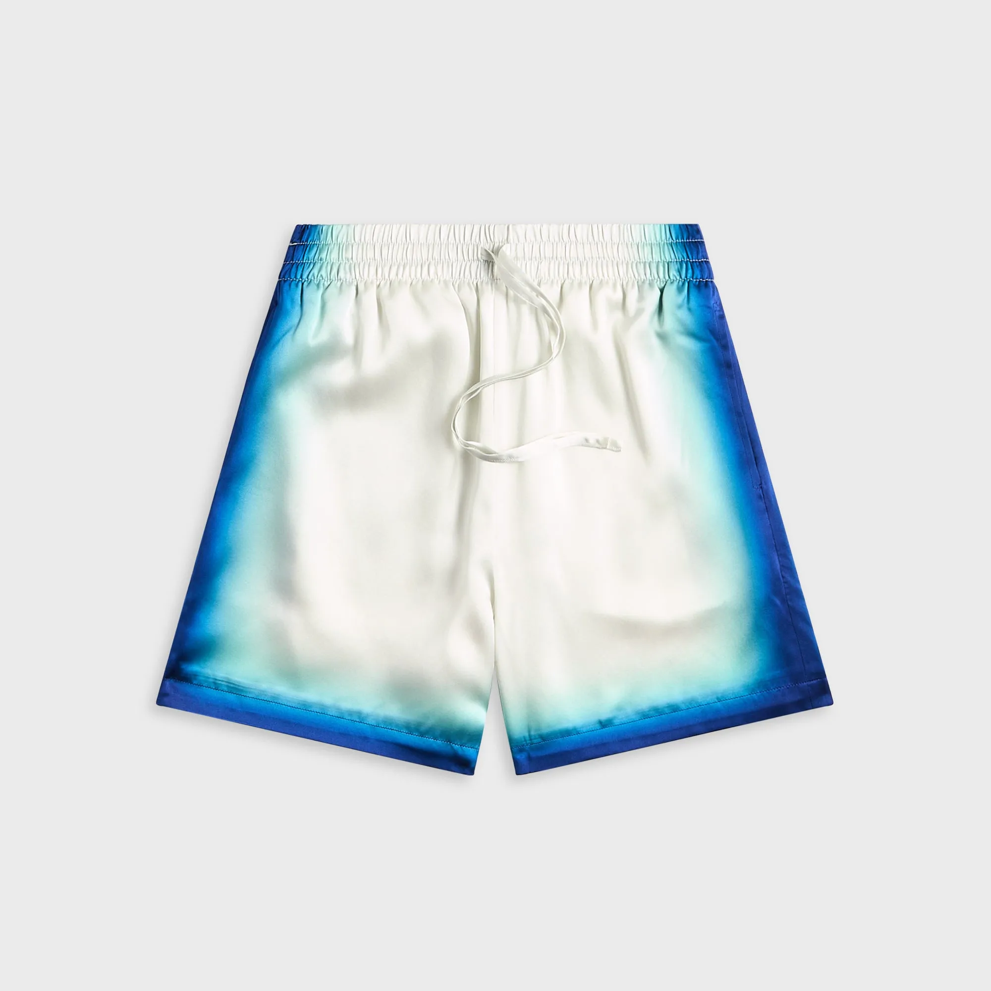 Casablanca Drawstring Shorts - Blue Fade / White sold by Kith