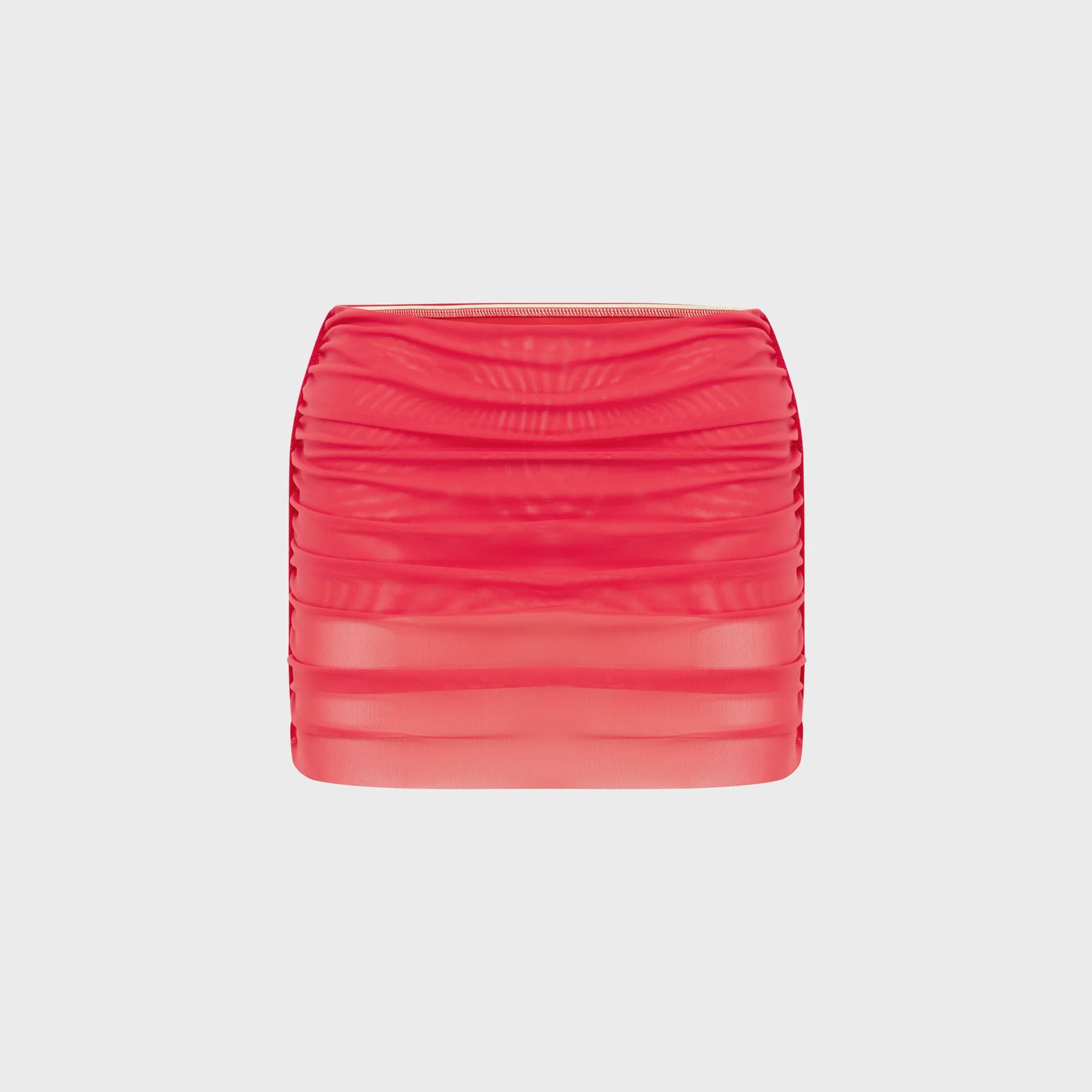 Bond Eye Claudia Mini Skirt - Cherry Mesh sold by Kith