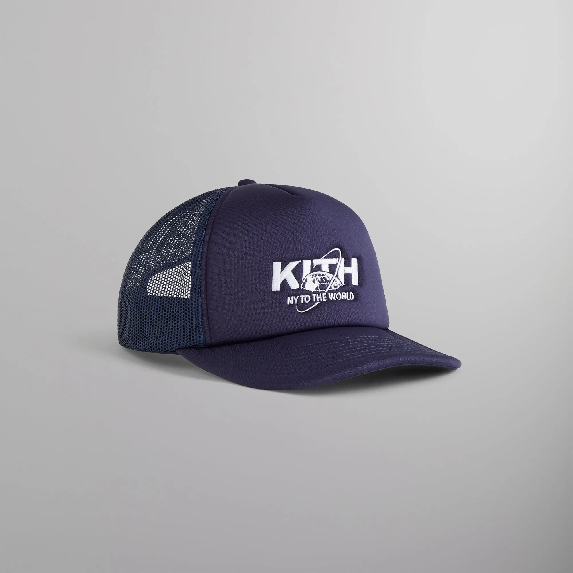 Kith NY to the World Nolan Trucker Hat - Nocturnal sold by Kith product image thumbnail 3