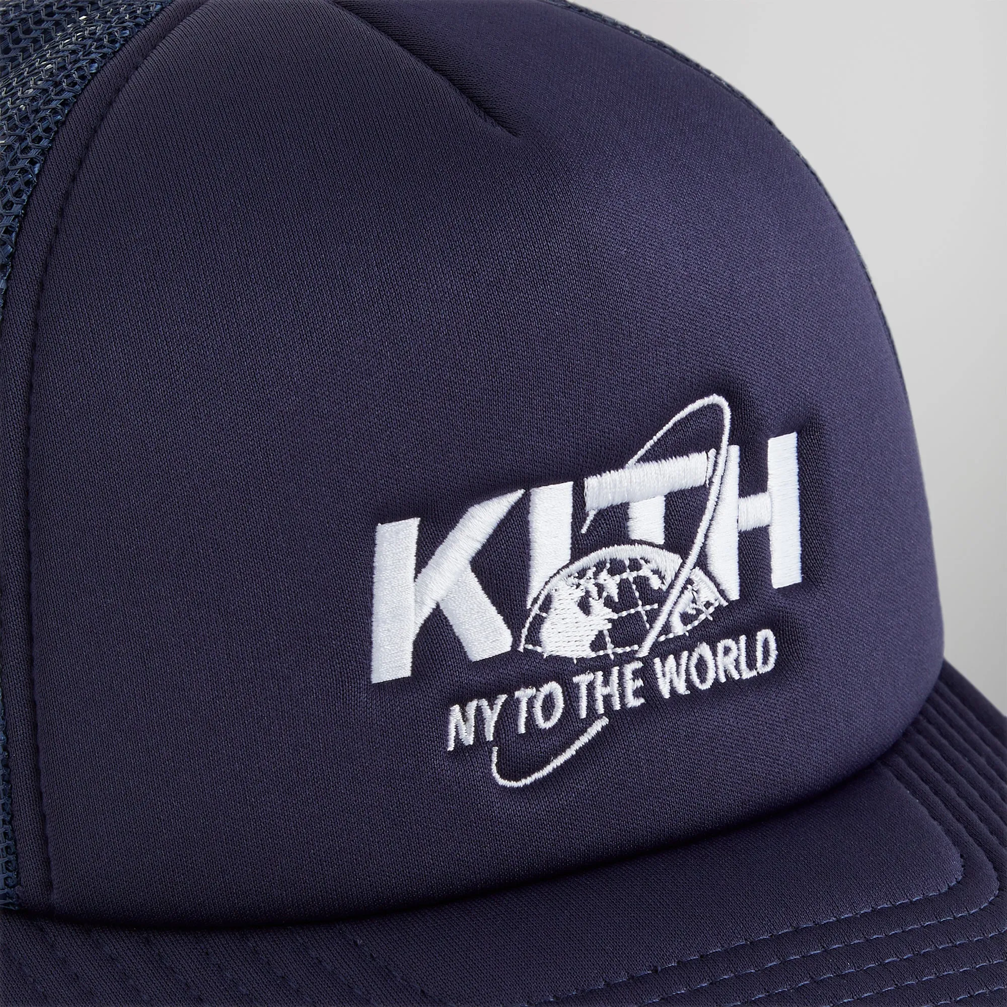 Kith NY to the World Nolan Trucker Hat - Nocturnal sold by Kith product image thumbnail 4