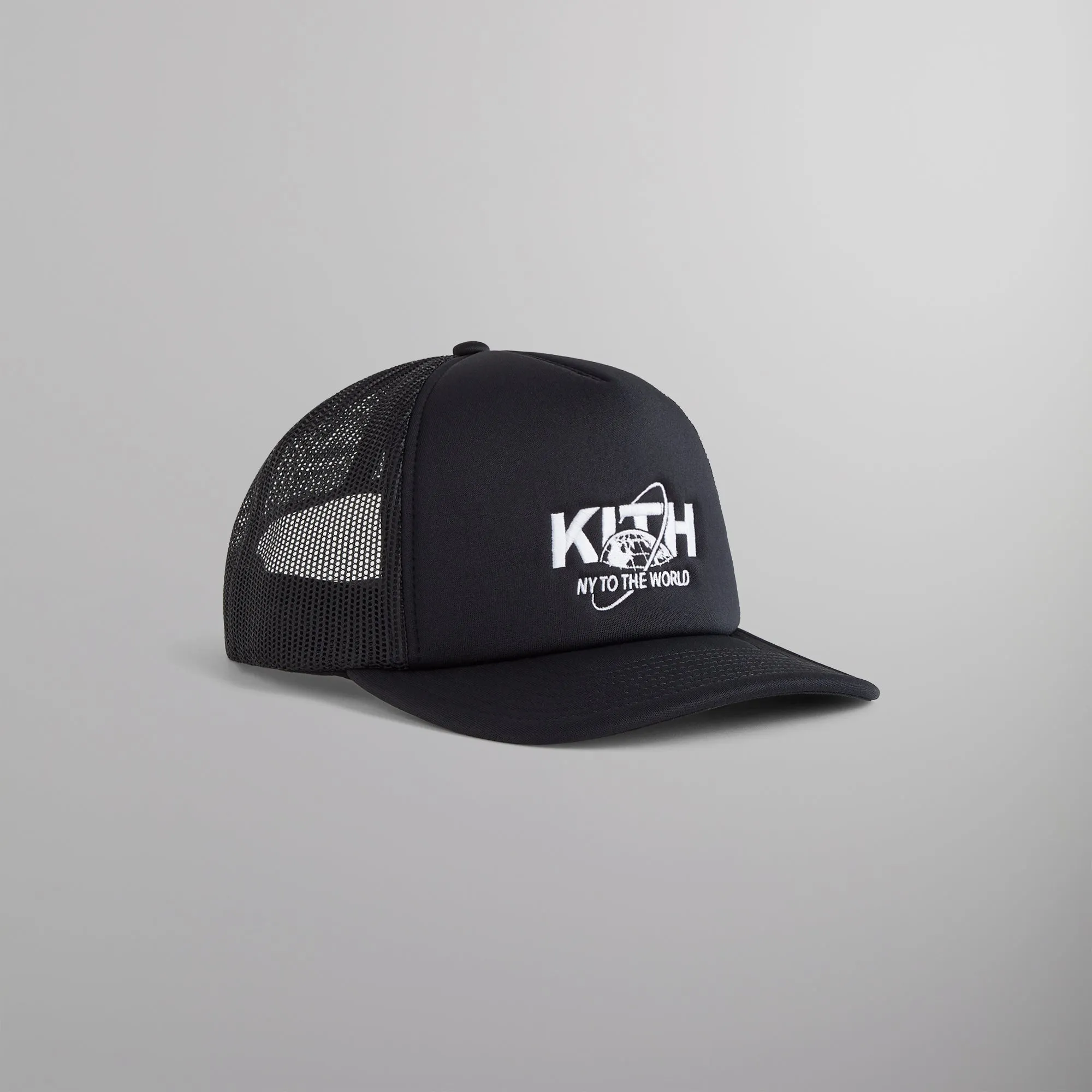 Kith NY to the World Nolan Trucker Hat - Black sold by Kith product image thumbnail 3
