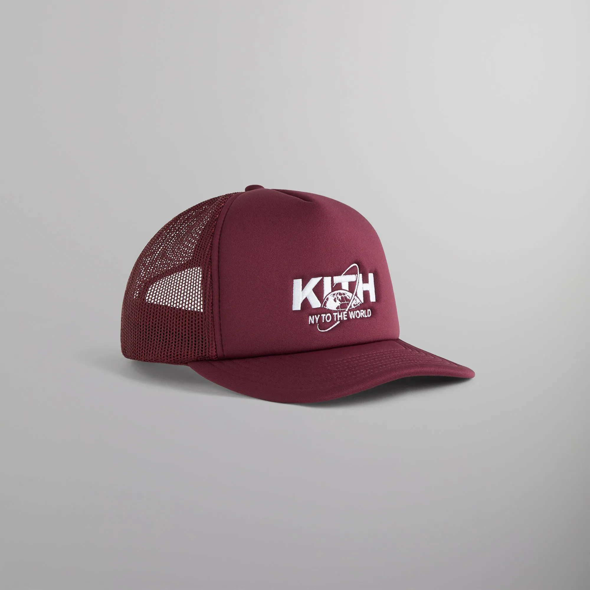 Kith NY to the World Nolan Trucker Hat - Magma sold by Kith product image thumbnail 3