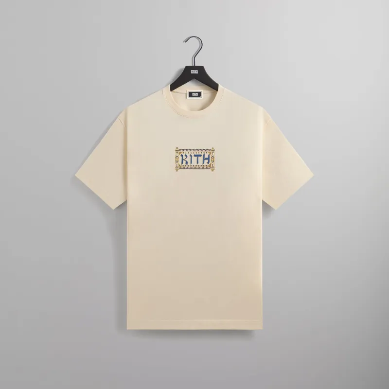 Kith Scroll Tee - Sandrift sold by Kith