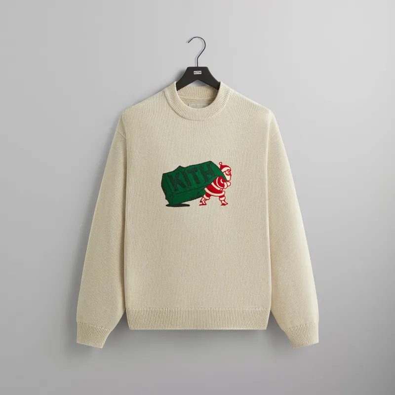 Kithmas Santa Crewneck Sweater - Sandy Heather sold by Kith