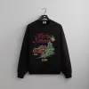 Kithmas Needlepoint Nelson Crewneck - Black sold by Kith