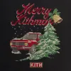 Kithmas Needlepoint Nelson Crewneck - Black sold by Kith